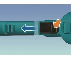 Makita DCL282FZ Akumuliatorinis dulkių siurblys 18 V Li-ion, BL-motor, Be akumuliatorių ir kroviklio!