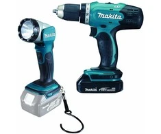 Makita DDF453SYEL Akumuliatorinis gręžimo atsuktuvas su žibintuvėliu Li-ion LXT 18V/1.5Ah