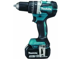 Smūginis suktuvas-gręžtuvas Makita DHP484RFJ; 18 V; 2x3,0 Ah akum.