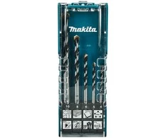 Makita TCT grąžtas su tiesiu kotu / daugialypė medžiaga, 5vnt. Rinkinys (4x75, 5x85, 6x100, 8x120, 10x150) E-14255