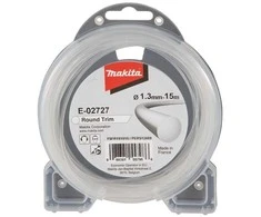 Makita Trimeriai 1.3mm/15m apvalus valas E-02727