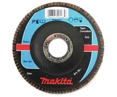 MAKITA KORUNDO ATVARTAS RATAS 125x22,23mm P 60 ALIUMINIS, PLIENAS, METALAS, MEDIENA