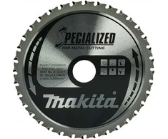 Makita T.C.T. pjūklas SPECIALIZED 185X1.9X30mm 0° T36 B-33417 T.C.T • 185 x30 mm • T36 • 0° • Metalui