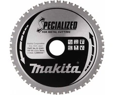 Makita T.C.T. pjūklas SPECIALIZED 185X2X30mm 0° T48 B-33451 T.C.T • 185 x30 mm • T48 • 0° • Metalui