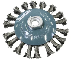 Makita Kūginis šepetys 115mm x M14; "pintas" 0,5mm, viela 125, 150, 180, 230mm D-39883
