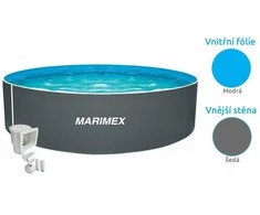 Marimex Pool Orlando 3,05 x 0,91 m Pilkas, pool, foil, skimmer (10303042)