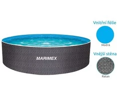MARIMEX Pool Orlando 3,05 x 0,91 m RATAN, pool, foil, skimmer
