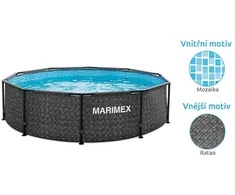 Marimex Swimming pool Florida 3,05x0,76 m without accessories - motif RATAN