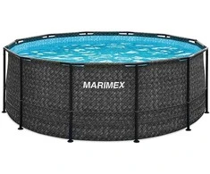 MARIMEX Swimming pool Florida 3,66x1,22 m with skimmer - motif RATAN