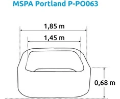 Marimex Whirlpool MSPA Portland P-PO063 (11400274)