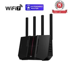 Asus | Tri-band WiFi 7 Maršrutizatorius | RT-BE92U BE9700 | 802.11be | 5764 Mbit/s | 2500 Mbit/s | Ethernet LAN (RJ-45) jungtys 5 | Mesh Support Yes | MU-MiMO Yes | 4G/5G | Antenna type External antena | 1