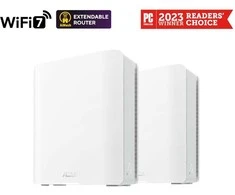 Asus | Tri-band WiFi 7 Smart AiMesh Maršrutizatorius | ZenWiFi BT10 (2pk) | 802.11be | 18000 Mbit/s | Ethernet LAN (RJ-45) jungtys 3 | Mesh Support Yes | MU-MiMO No | 4G/5G | Antenna type Internal | 1
