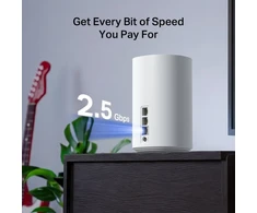 Maršrutizatorius Mercusys MERCUSYS Halo E27BE(2-pack) WiFi7 Mesh (BE3600,2,4GHz/5GHz,1x2,5GbELAN/WAN,2xGbELAN/WAN)
