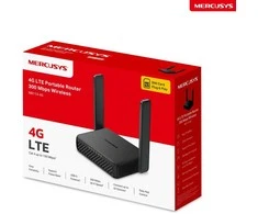 Mercusys MB113-4G | Wireless 4G LTE Portable Maršrutizatorius | 802.11n | Ethernet LAN (RJ-45) jungtys 2 | 300 Mbit/s | Mesh Support No | MU-MiMO No | 4G