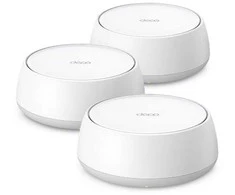 Maršrutizatorius TP-LINK BE3600 viso namo tinklelio „Wi-Fi 7“ sistema | „Deco BE25“ (3 vnt. pakuotė) | 802.11be | 2882 Mb/s | Ethernet LAN (RJ-45) jungtys 1 | Tinklo palaikymas: Taip | MU-MiMO: Ne | Nėra mobiliojo plačiajuosčio ryšio