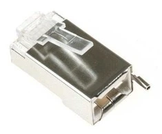 Masterlan connector STP RJ45,Cat.5e,8p8c,wire,auksinis-plated,ground loop