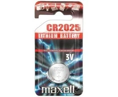 MAXELL lithium battery CR2025, blister 1 pc