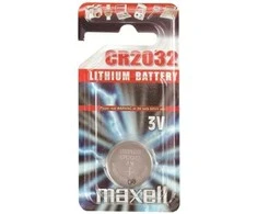 MAXELL lithium battery CR2032, blister 1 pc