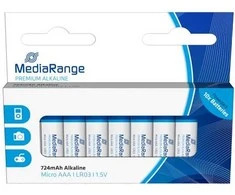 MediaRange Premium Alkaline batteries LR03 (AAA) 1,5V blister 10pcs/pack