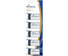 MediaRange Premium lithium batteries, CR123A, 3V, 5pcs