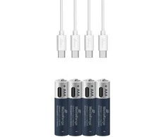 MediaRange Rechargeable USB-C Li-Ion Baterija Micro AAA, 1.5V, 500 mAh, 4pcs
