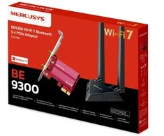 „Mercusys MA49BE BE9300“ trijų dažnių „WiFi7 PCIe“ adapteris