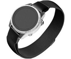 FIXED Síťovaný nerezový řemínek Mesh Strap pro Garmin QuickFit 20mm černý
