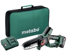 Šakų genėjimo grandininis pjūklas Metabo MS 18 LTX 15; 18 V; 1x2,0 Ah akum.; 15 cm juosta