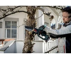 Šakų genėjimo grandininis pjūklas Metabo MS 18 LTX 15; 18 V; 15 cm juosta (be akumuliatoriaus ir pakrovėjo)