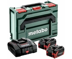 METABO akumuliatorius 18V 8,0Ah LIHD XTREME 2vnt.. + Įkroviklis ASC 290 METABOX