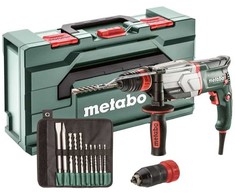 METABO.Perforatorius 800W UHE 2660-2 QUICK 3J +DODATKOWY UCHWYT +ACC 10 vnt.