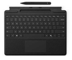 Microsoft Surface Pro Klaviatūra w/ Slim Pen, QWERTY, English, Touchpad, Microsoft, Surface Pro 10 Surface Pro 9 Surface Pro 8 Surface Pro X, Juodas