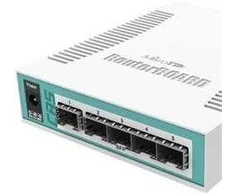 MIKROTIK CRS106-1C-5S komutatorius 1x RJ45 1000Mb/s 6x SFP