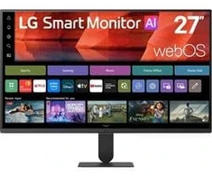 MO LG išmanusis monitorius 27 colių IPS FHD / 120 Hz / 250 nitų / HDR10 Pro / webOS / „Wi-Fi“ / „AirPlay 2“ / HDMI / AI „Sound Pro“