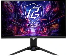 Monitorius ASRock 68.5cm PGO27QFV 16:9 HDMI/DP/USB-C juodas QHD