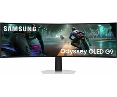 Monitorius Samsung LS49DG910SUXEN Odyssey G9 G91SD | 49 " | OLED | 32:9 | 144 Hz | 0.03 ms | 5120 x 1440 pikselių | 250 cd/m² | HDMI jungtys quantity 1 | Sidabrinis