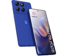 Išmanusis telefonas Motorola Edge 60 Pro (5G) 6.7'', 12/512GB, 6000 mAh, IP68, eSIM, Mėlynas