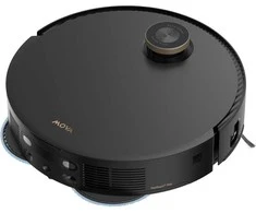 MOVA robotas dulkių siurblys | MOBIUS 60 | Drėgnas ir sausas valymas | 6400 mAh | Dulkių talpa 3,2 l | 30000 Pa | Juodas