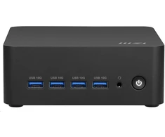 MSI PC Cubi Z AI 8M-004BEU, R9 8945HS, N/A, N/A SSD, N/A, No OS, Juodas