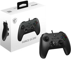 MSI Žaidimų valdiklis | FORCE GC200 | Juodas