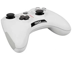 Žaidimų pultelis MSI Force GC20 V2, baltos spalvos