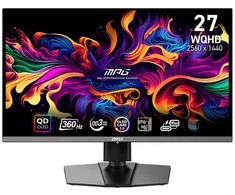 Monitorius MSI MPG 271QRX QD-OLED | 26,5'' | QD OLED | QHD | 0,03 ms | 360 Hz | HDR