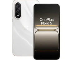 „OnePlus“ | „Nord 5“ | „Marble Sands“ | 6,83 colio | „Swift AMOLED“ | 2800 x 1272 pikselių | „Qualcomm“ | Vidinė RAM 8 GB | 256 GB | Dviguba SIM kortelė | 5G | Pagrindinės kameros raiška 50+8 MP | Antrinės kameros raiška 50 MP | „Android“ | 15 | 5200 mAh