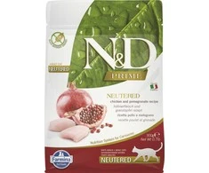 FARMINA N&amp;D PRIME - CAT Dry vištiena&amp;Pomegr NEUTERED ADULT 300 gr