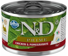 FARMINA N&amp;D PRIME - DOG Wet vištiena&amp;Pomegranate ADULT MINI 140 g (pak.6)