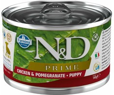 FARMINA N&amp;D PRIME - DOG Wet vištiena&amp;Pomegranate PUPPY MINI 140 g (pak.6)