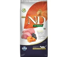 FARMINA N&amp;D PUMPKIN - CAT Dry ėriena&amp;Blueberry NEUTERED ADULT 5kg