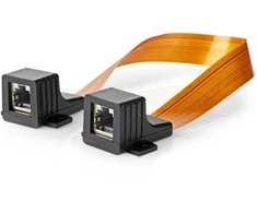 Nedis CCGB85901BK03 kabelis sieciowy Juodas, Oranžinė 0,3 m Cat5e U/UTP (UTP)