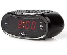 Nedis Radijo žadintuvas CLAR001BK LED projekcja 2x budzik FM Juodas