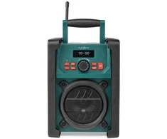 Radijas Nedis RDDB3100GN radijas Nešiojamas Analoginis ir skaitmeninis Juoda, Žalia